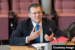 Maros Sefcovic, vice president of the European Commission in charge of energy union