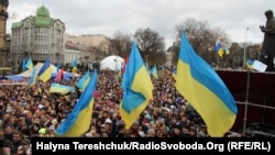 The western city of Lviv has emerged a center of the student-led pro-EU rallies.