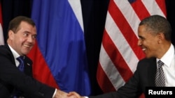 Russian President Dmitry Medvedev and U.S. President Barack Obama met in November at an Asia-Pacific summit in Honolulu.