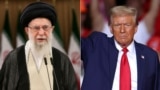 Composite file photo of Iranian supreme leader Ayatollah Ali Khamenei and U.S. President Donald Trump.