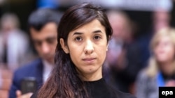 Former IS prisoner Nadia Murad Basee won the Vaclav Havel Human Rights Prize at the Council of Europe in Strasbourg earlier this month.