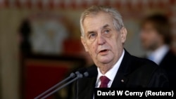 Czech President Milos Zeman (file photo)