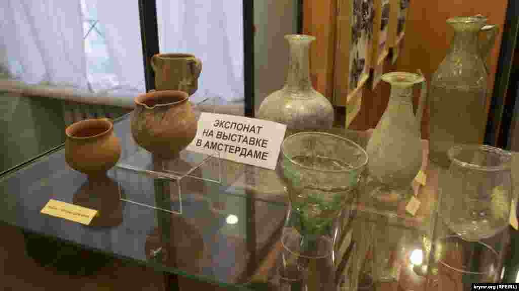 The art and objects have an insured value of about $1.57 million.&nbsp;This photo was taken in Simferopol museum, in Crimea, where the pieces were taken from.&nbsp;