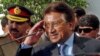 Pakistan's Pervez Musharraf saluted as he left the Pakistani presidency following his resignation in August 2008.