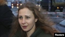 Pussy Riot member Maria Alyokhina (file photo)