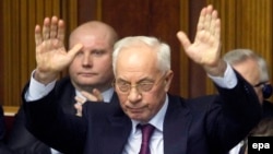 Prime Minister Mykola Azarov (in file photo) announced his resignation on January 28.