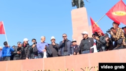 Opposition party leaders and others politicians are now left to sort out the chaos that currently exists in Kyrgyzstan.