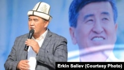 A teacher at a Kyrgyz law academy is being investigation for reportedly warning students that they would be expelled unless they voted for Sooronbai Jeenbekov. (pictured, file photo)