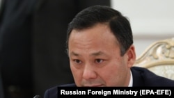 Kyrgyz Foreign Minister Ruslan Kazakbaev