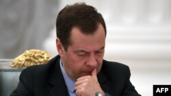 Russian Prime Minister Dmitry Medvedev (file photo)