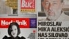 Serbia - The front pages of daily newspapers with the news that the famous actress Milena Radulovic, along with several other girls, reported to the police the owner of the Belgrade School of Acting, Miroslav Mika Aleksic, for sexual harassment. Belgtrade