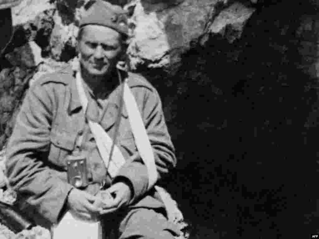 Tito was wounded during the Battle of the Sutjeska, in southeastern Bosnia, in May-June 1943. Tito led the Yugoslav Partisans guerrilla movement against the Nazi occupation.