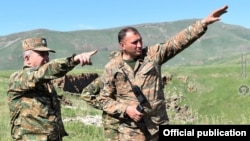 Armenian troops deployed in the Gegharkunik Province. (file photo)