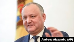 Moldovan President Igor Dodon (file photo)