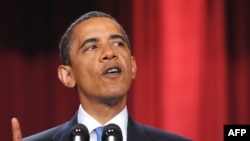 U.S. President Barack Obama delivers his much-anticipated message to the Muslim world from the auditorium in the Cairo University campus.