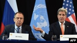 Although U.S. Secretary of State John Kerry (right) and his Russian counterpart, Sergei Lavrov (left), reached a deal this month to renew a cease-fire in Syria and work together against terrorist groups, such a partnership now seems highly unlikely in light of recent events. 