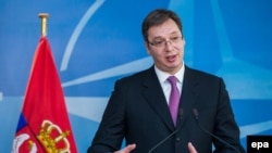 Serbian Prime Minister Aleksandar Vucic dismissed Western criticism of recent arms purchases.