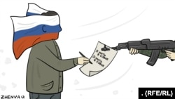 Политическая карикатура Евгении Олейник