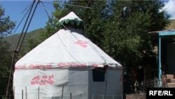 A yurt in the Almaty region of Kazakhstan