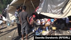 More than a thousand migrants have been placed in Bosnia's Vucjak camp, where conditions have been described as "deplorable."