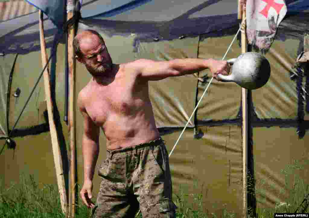 Roman, 40, decided to join the blockade after demobilization from the Ukrainian army. When asked about plans to escalate their blockade, an organizer told RFE/RL: &quot;[The Ukrainian authorities] have some vulnerable points -- their illegal income. We&rsquo;re going to be putting pressure on those points because those are the points that hurt the most. If they don&rsquo;t fulfill our requirements in two weeks, it&rsquo;s going to be interesting.&quot;​ &nbsp; 