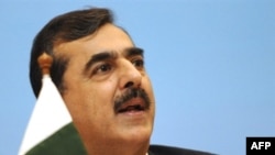 Pakistani Prime Minister Yusuf Raza Gilani