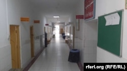 Inside the deserted corridors of Tarin Kowt’s hospital, which was closed for five days because of Taliban threats against medical staff.