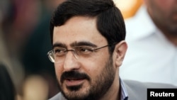 Tehran's former chief prosecutor Said Mortazavi attends an execution in Tehran in 2007.