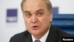 Russian Deputy Defense Minister Anatoly Antonov said NATO is more active near Russia's borders than Russia itself.