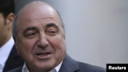 Boris Berezovsky arrives at the High Court offices in London in August 2012.