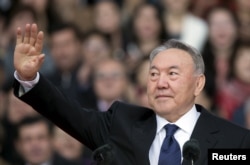 Kazakh President Nursultan Nazarbaev