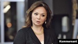 Russian lawyer Natalya Veselnitskaya speaks to reporters in Moscow on November 8, 2016.