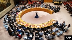 Thirteen countries voted in favor of the resolution at the UN Security Council (file photo)