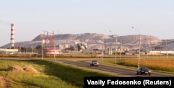 The Belaruskali potash mine, near the town of Soligorsk, 134 kilometers south of Minsk