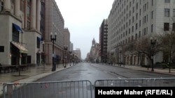 A normally bustling Boylston Street remains eerily quiet more than a week after the bombings.