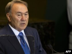 Kazakh President Nursultan Nazarbaev