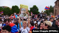 Celebrations in central Yerevan