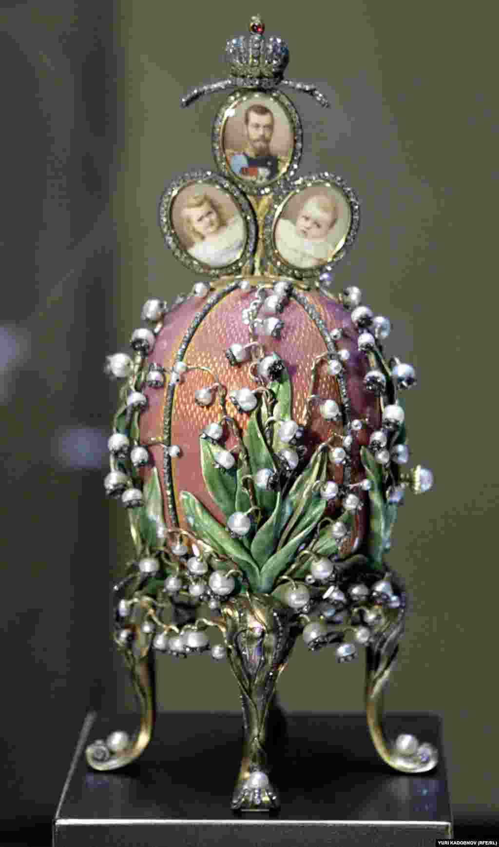 The Lilies of the Valley Egg of 1898, featuring the tsar and his first two daughters. After the 1917 revolution, Faberge fled Russia disguised as a diplomat. He died in exile in Switzerland in 1920. Faberge&#39;s imperial eggs stand today as a symbol of the decadence, as well as the taste and the elegance of an age the likes of which might never be seen again.