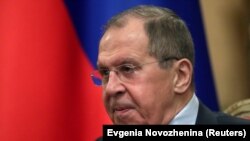 Russian Foreign Minister Sergei Lavrov (pictured) and U.S. envoy Elliott Abrams issued warnings about actions in Venezuela.