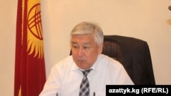 Former Kyrgyz acting Prosecutor-General Kubatbek Baibolov, whose claims of corruption have prompted a parliamentary investigation. 