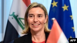 EU foreign policy chief Federica Mogherini (file photo)