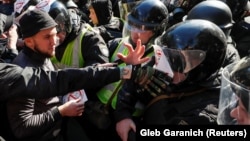 Clashes in Kyiv on March 9