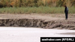 A migrating bank of the Amu-Darya river