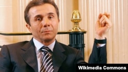 Bidzina Ivanishvili at his residence in Paris (file photo)