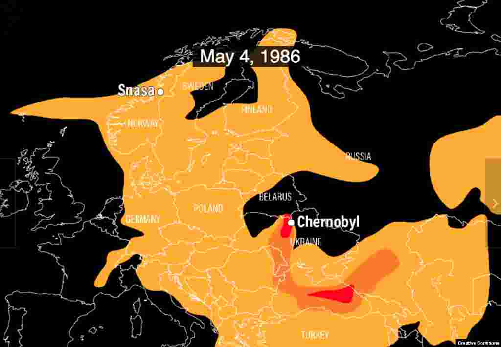 In the days after the Chernobyl disaster, a radioactive cloud equivalent in toxicity to 400 Hiroshima explosions swirled over Europe.