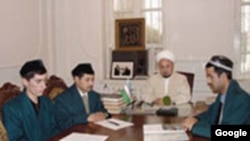 Imam Anvar Tursunov (center) in an undated photo