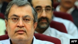 Senior reformer Saeed Hajjarian during a hearing at the Revolutionary Court in Tehran on August 25.