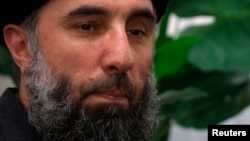 Afghan warlord Gulbuddin Hekmatyar in a 2002 photograph