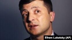 Ukrainian comedian and presidential candidate Volodymyr Zelenskiy (file photo)