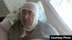 Olim Mustafoev, the father of
Muqaddas Mustafoeva, suffered burns when he intervened after his daughter set herself on fire.